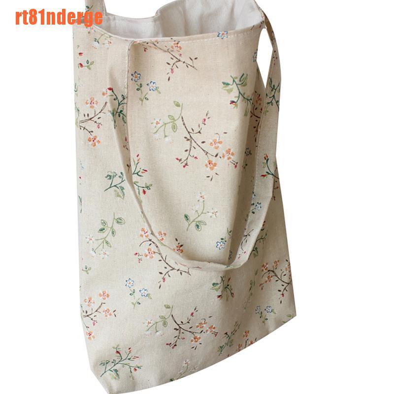 Túi Xách Vải Lanh Cotton Phong Cách Vintage Cho Nữ