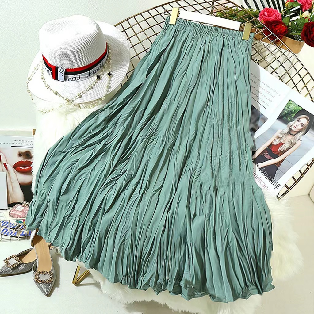 Chân váy BH xếp nếp thời trang mới 2022 cho nữ