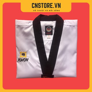 Võ Phục Taekwondo Cổ Đen Kwon Kim Cương Siêu Nhẹ Mát Mẻ