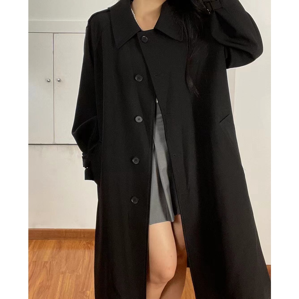 Áo choàng dài qua đầu gối phong cách HQ | BigBuy360 - bigbuy360.vn