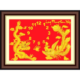 Tranh thêu chữ thập long phụng sum vầy 050319