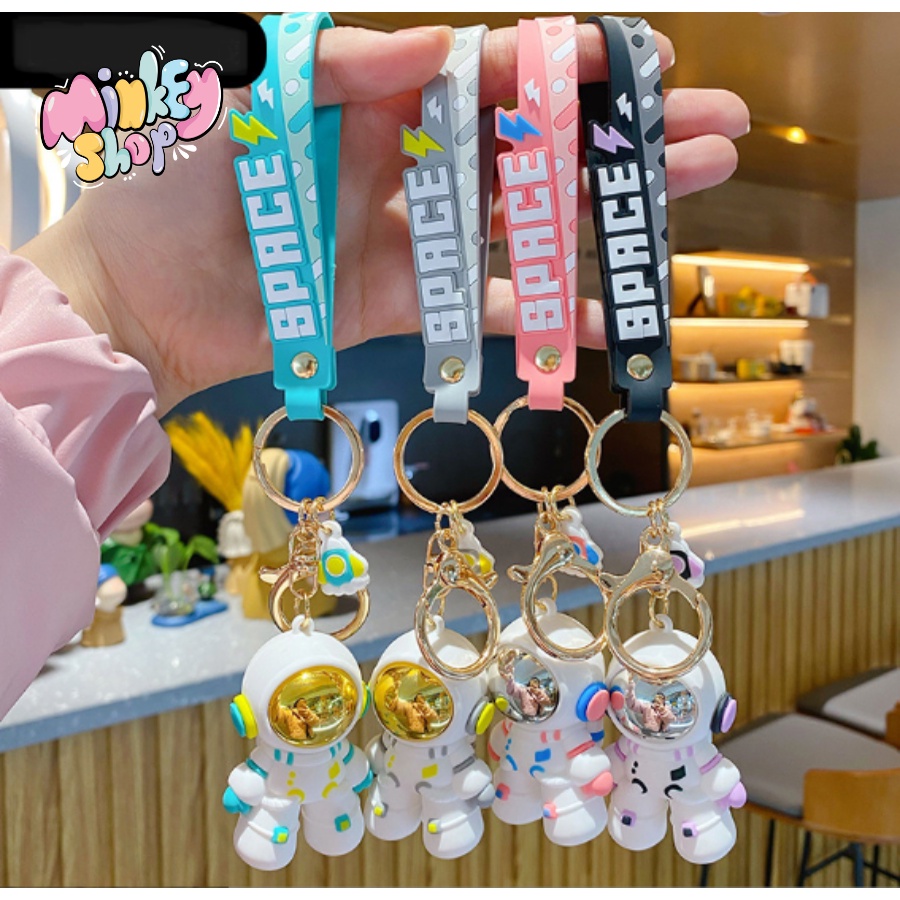 ​​Móc Khóa phi hành gia Đẹp Cute dễ thương phụ kiện Túi Xách-Minkey