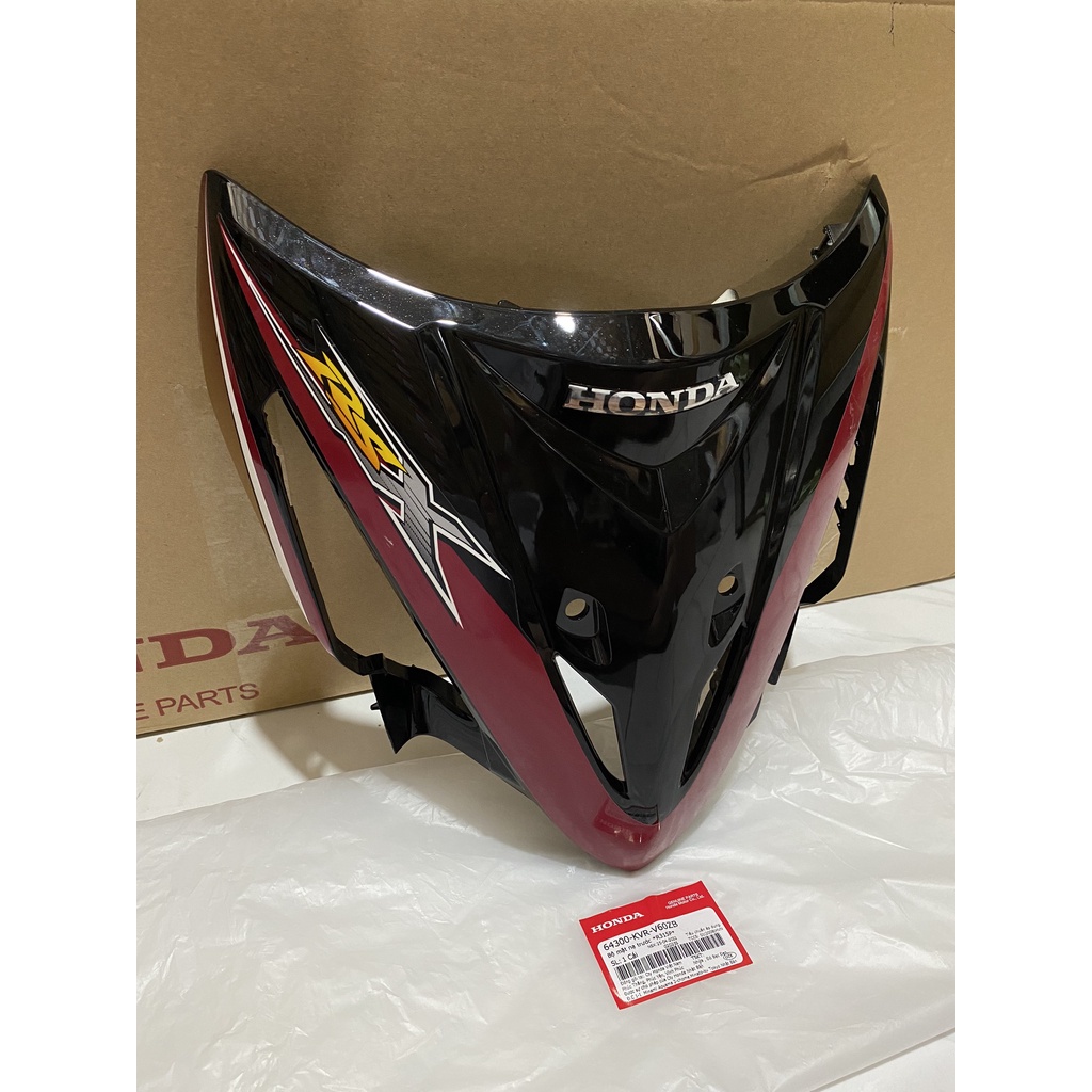Bộ mặt nạ trước HONDA WAVE RSX100 năm 22008 màu Đỏ đen. R-315P 64300KVRV60ZB