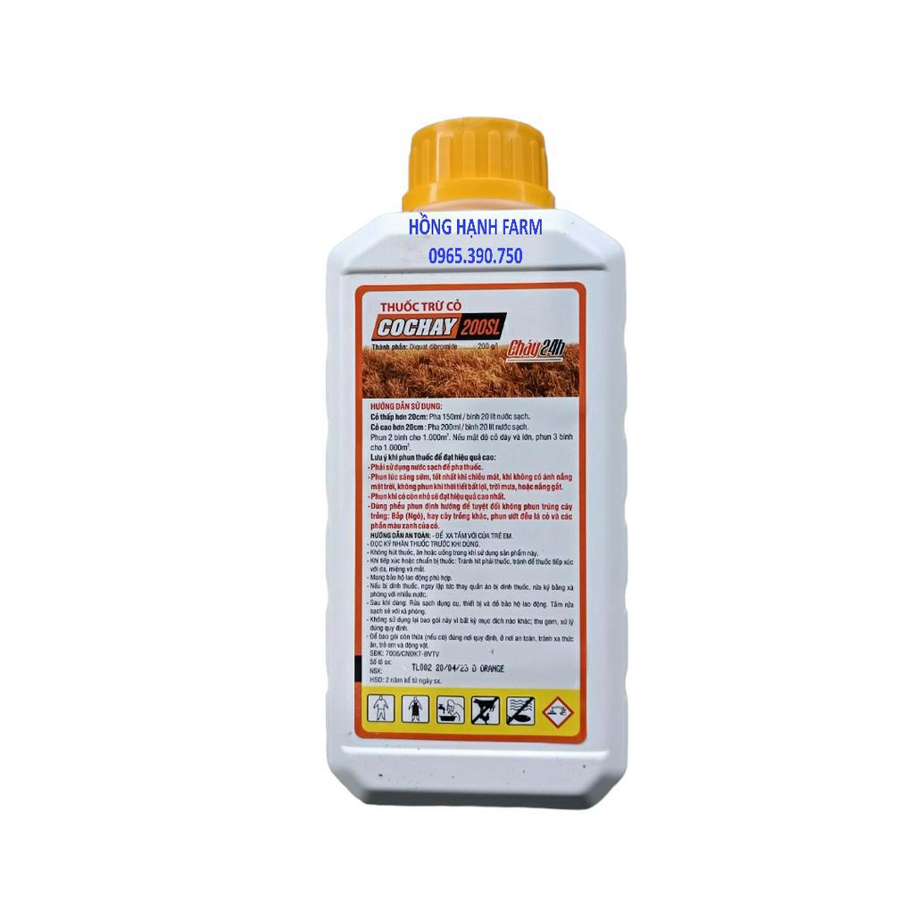 Thuốc Cỏ Cháy 24h - COCHAY 200SL  - Diệt trừ cỏ cháy nhanh thế hệ mới