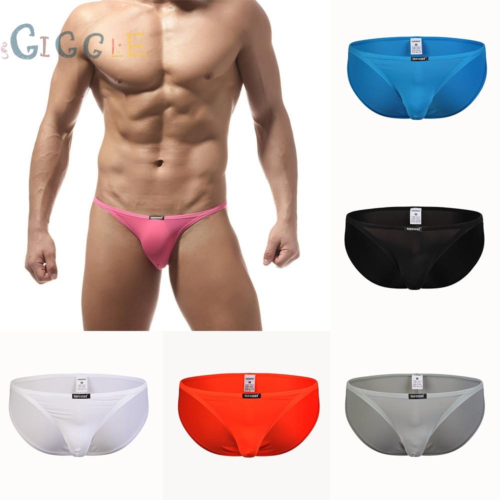 Men Briefs Bikini Breathable Comfortable Fashionable Ice Silk Underwear