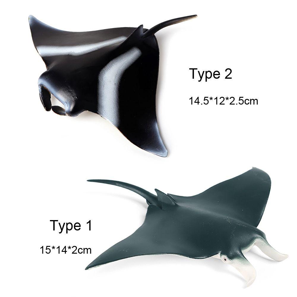 Ynatural Manta Ray Đồ Chơi Nhận Biết Sinh Vật Biển Cho Bé