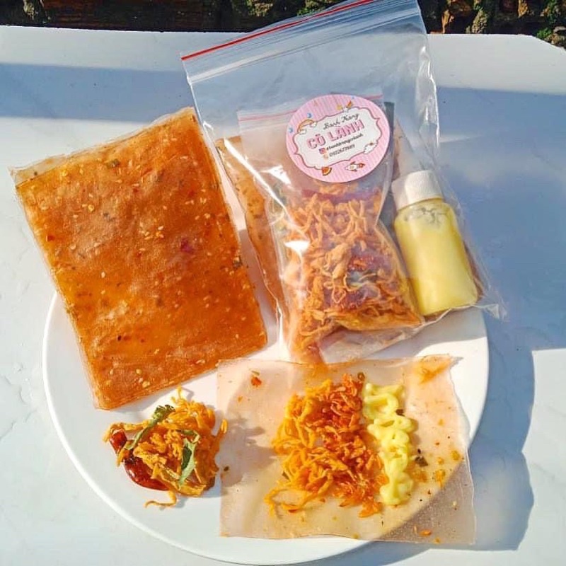 BÁNH TRÁNG BƠ KHÔ GÀ