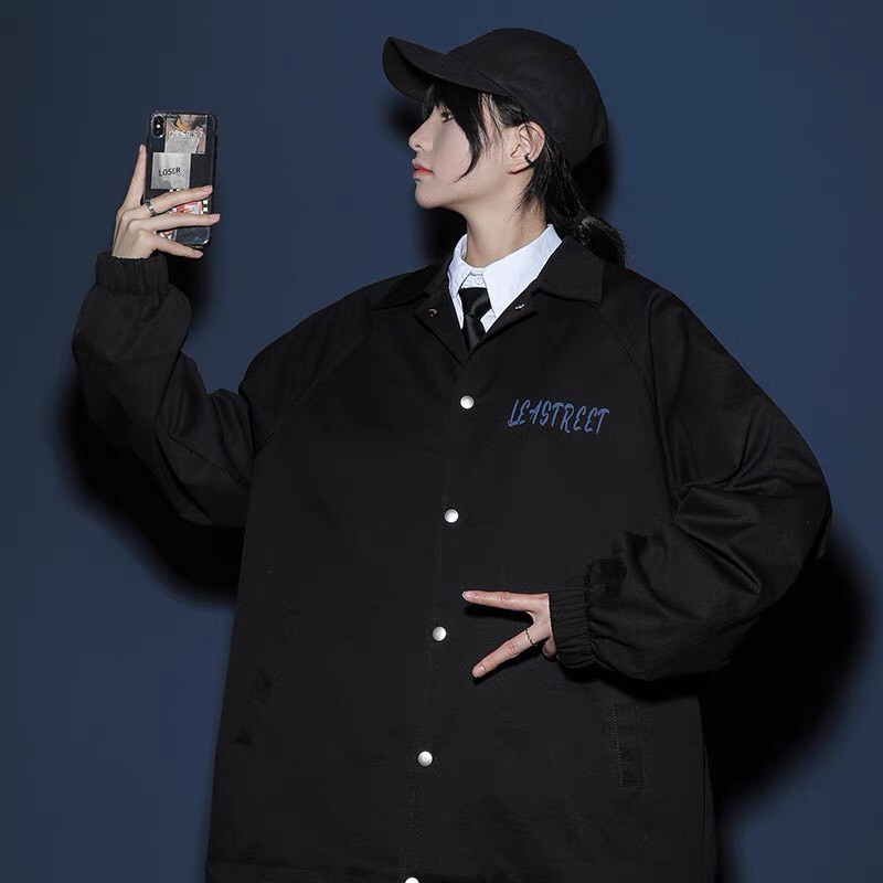 [Mã SKAMCLU7 giảm 10% tối đa 50K đơn 0Đ] Áo khoác dù sơmi unisex cardigan form rộng DAOFENG nam nữ ulzzang Wind | BigBuy360 - bigbuy360.vn