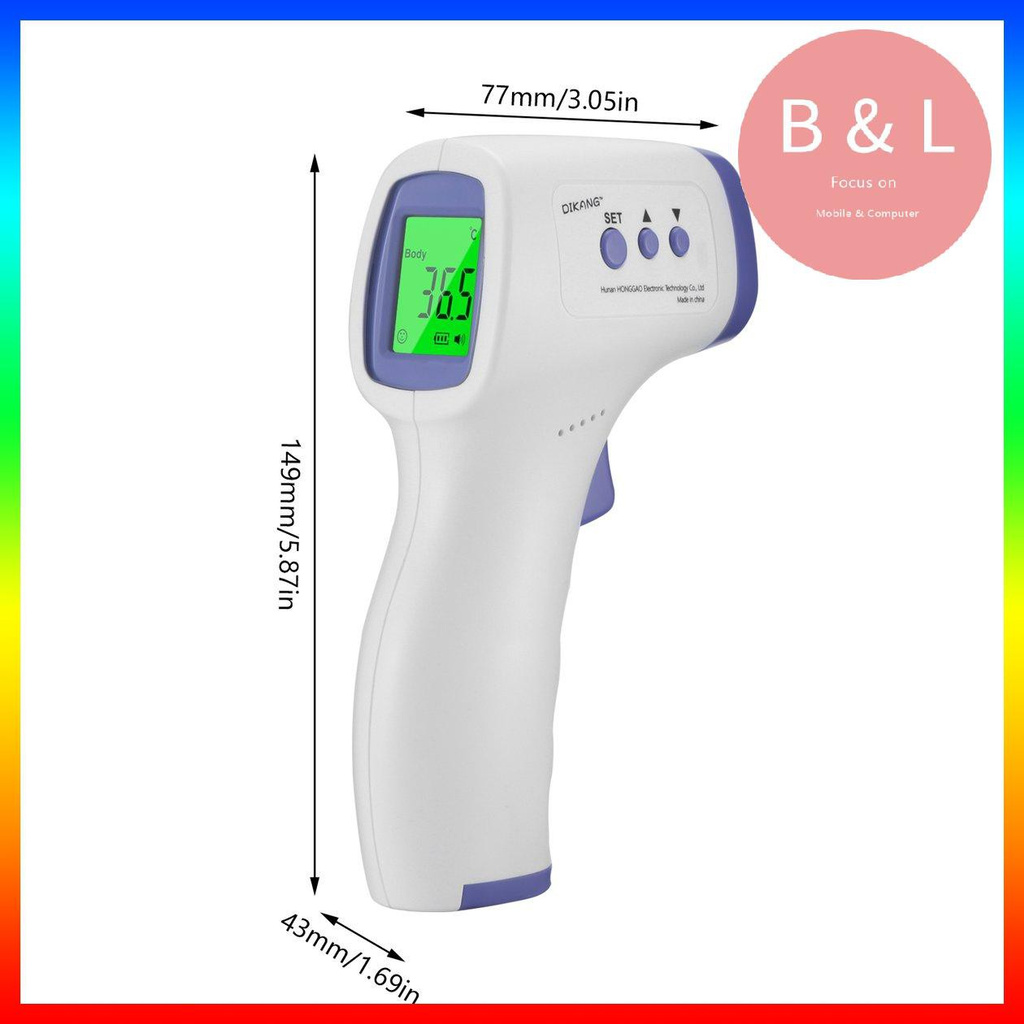 Nhiệt Kế Hồng Ngoại Dikang Hg01-Vi Cầm Tay Không Tiếp Xúc An Toàn Cho Người Lớn Và Trẻ Em