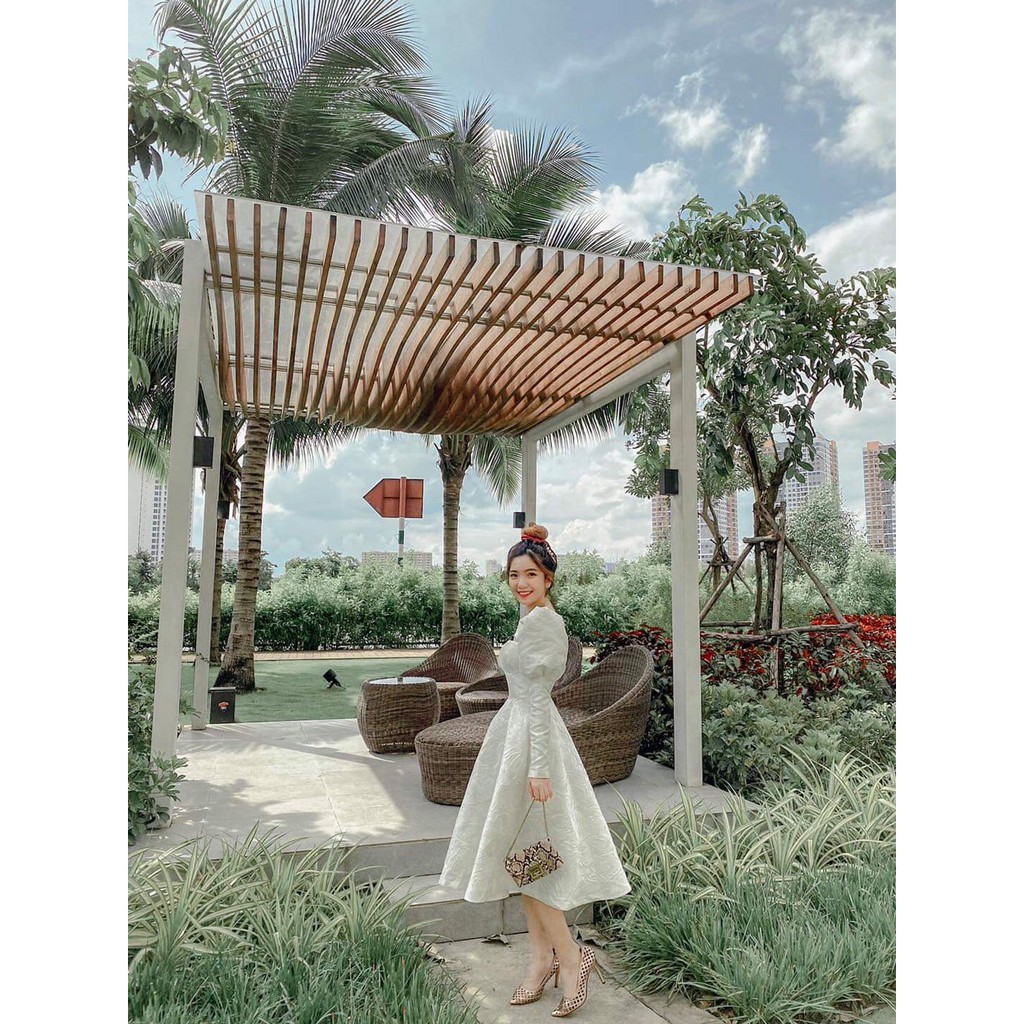 Đầm dự tiệc dáng dài chất gấm siêu sang - Rister Dress | BigBuy360 - bigbuy360.vn