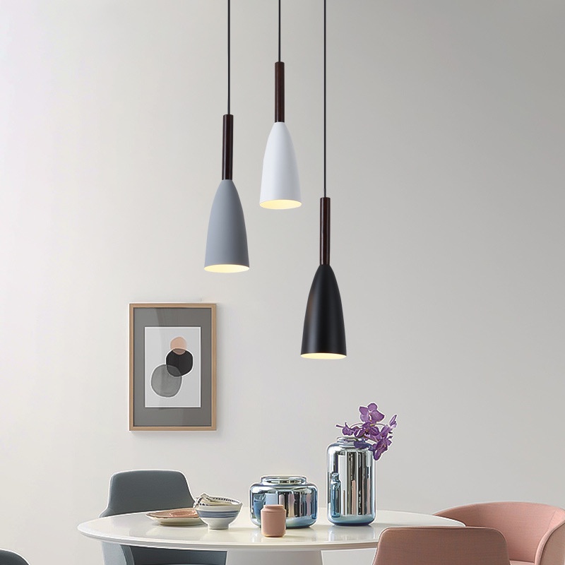 Đèn Chùm LED Phong Cách Bắc Âu Hiện Đại Đơn Giản Trang Trí Bàn Ăn / Nhà Hàng