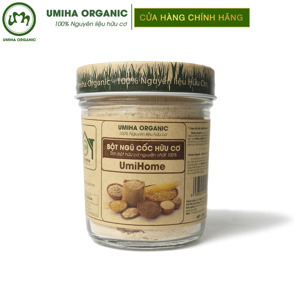 Bột Ngũ Cốc Đắp Mặt Nạ Hữu Cơ Umiha Nguyên Chất | Cereal 100% Organic 135g