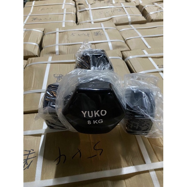 Tạ tay cao su cao cấp Yuko 8 kg (giá 1 chiếc)