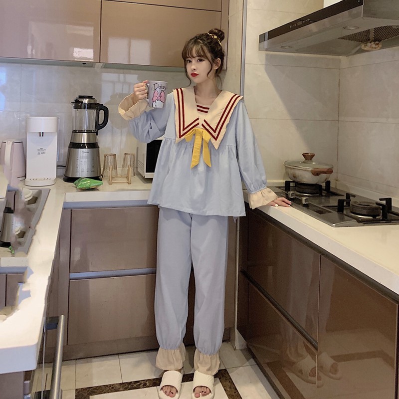 ❤FREESHIP❤ Bộ đồ ngủ tiểu thư siêu dễ thương | BigBuy360 - bigbuy360.vn