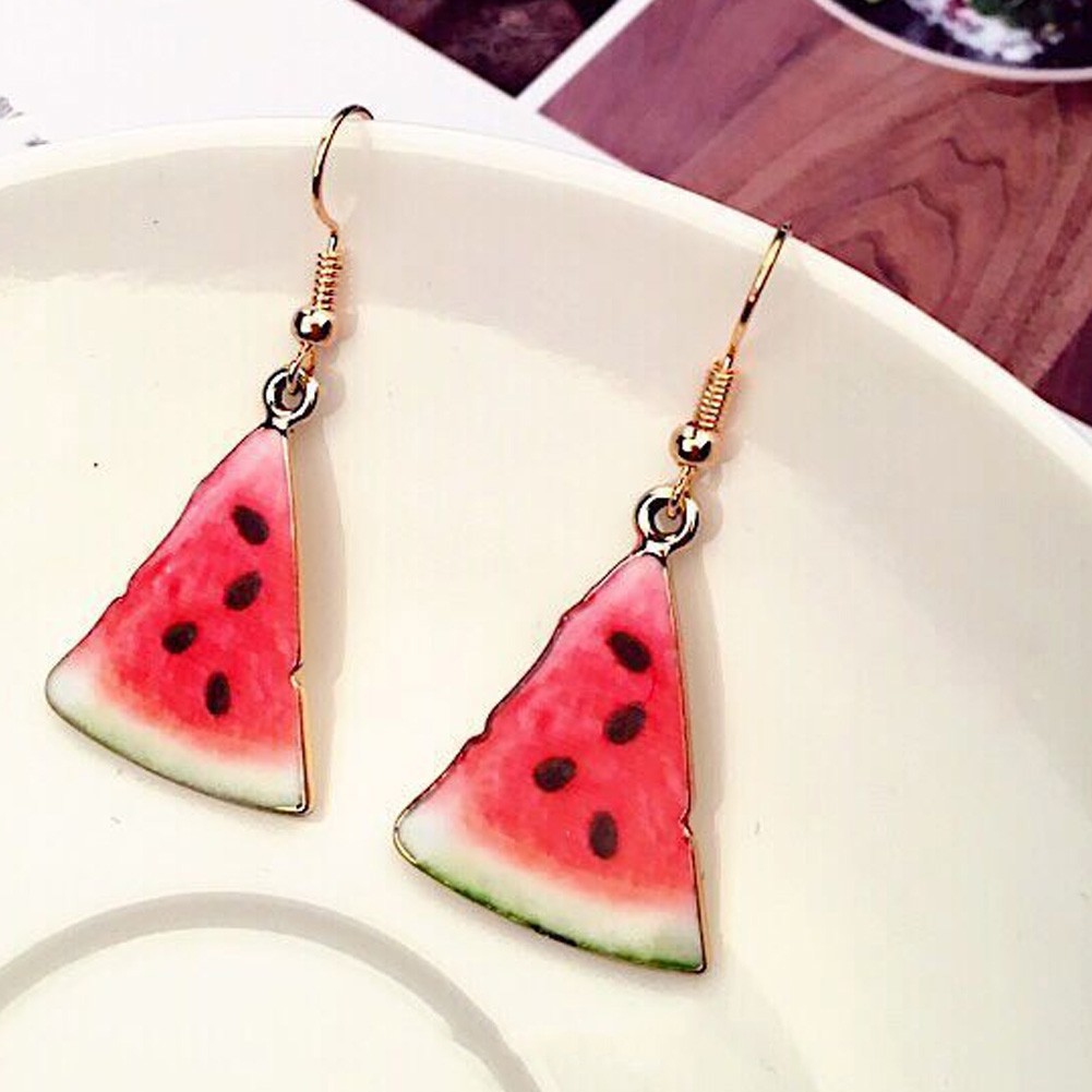 Khuyên tai họa tiết trái cây xinh xắn thời trang