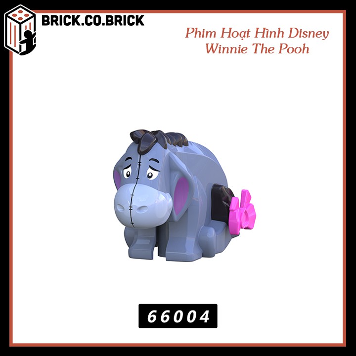 Winnie The Pooh Đồ Chơi Lắp Ráp Non LEGO Nhân Vật Phim Hoạt Hình Disney Động Vật Gấu Pooh Thỏ Hổ Lừa XP66001