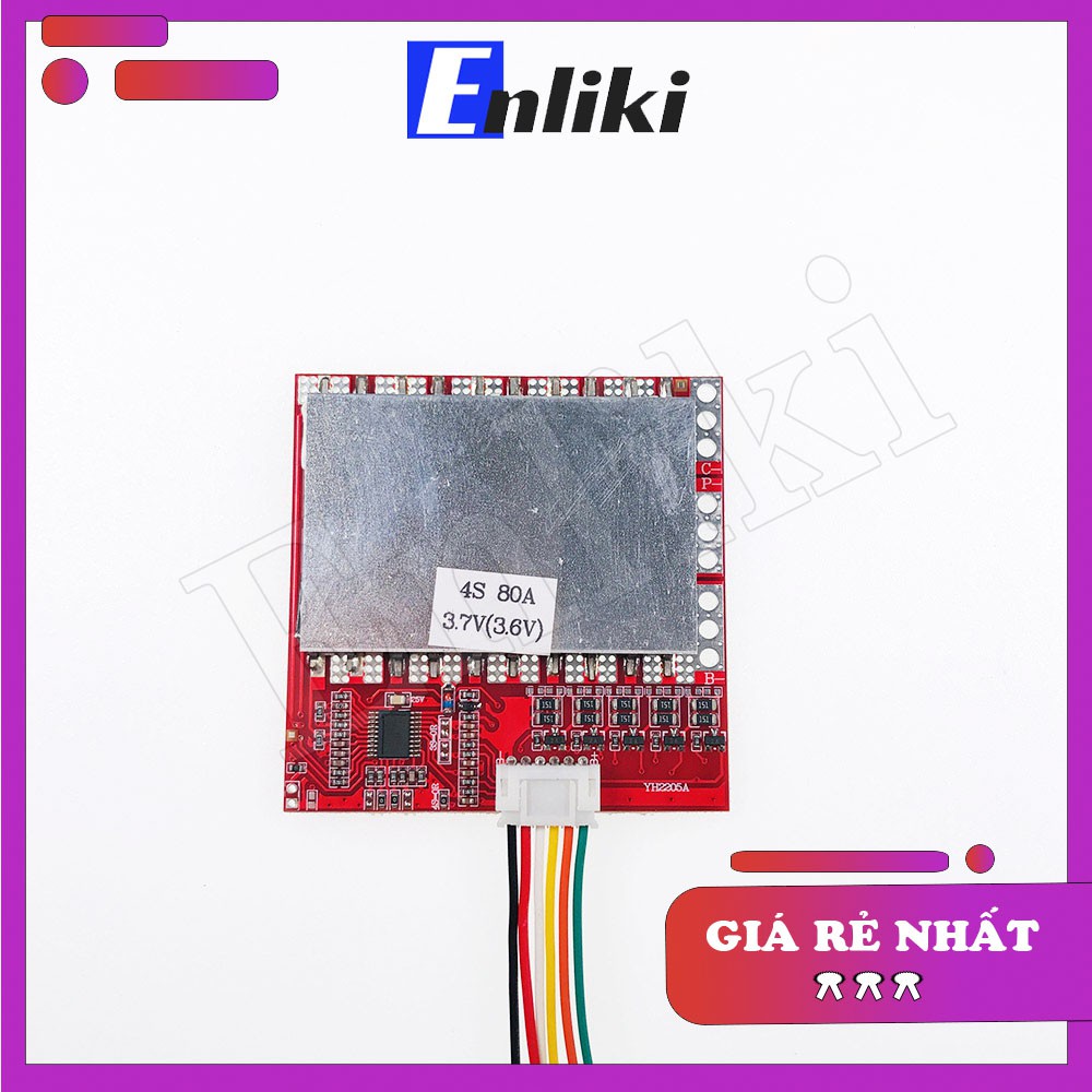 4S 80A Mạch Bảo Vệ Pin BMS 3.7V (Có IC Bảo Vệ)