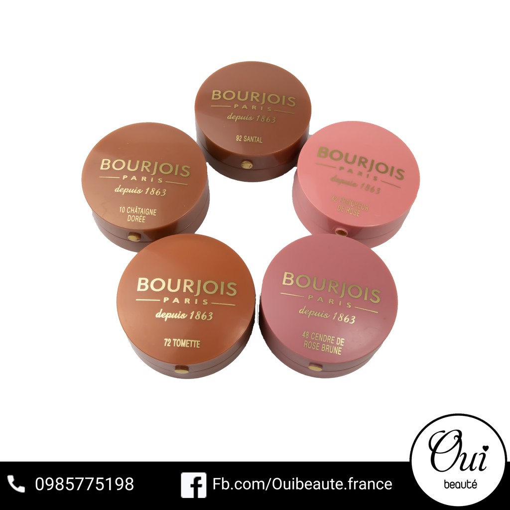 Phấn má Bourjois paris Depuis 1863 đủ màu Ouibeaute