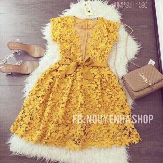 Đầm ren quảng châu sale