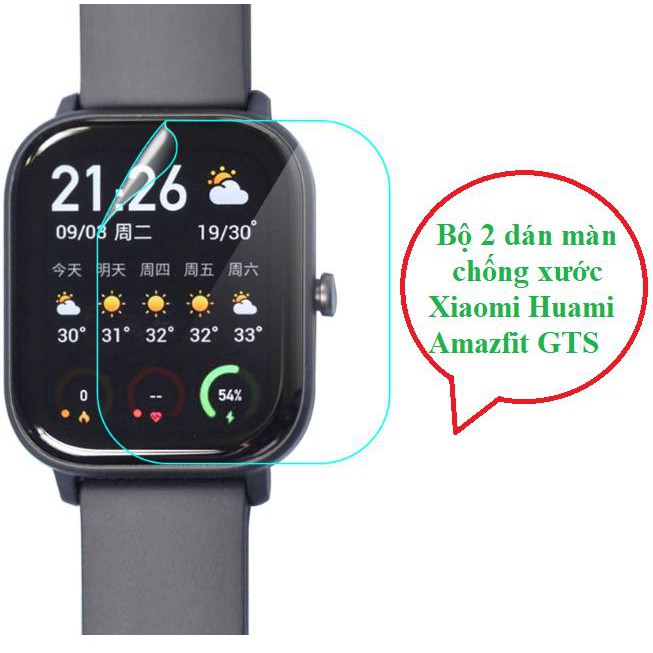 Miếng dán màn TPU chống xước Xiaomi Huami Amazfit GTS