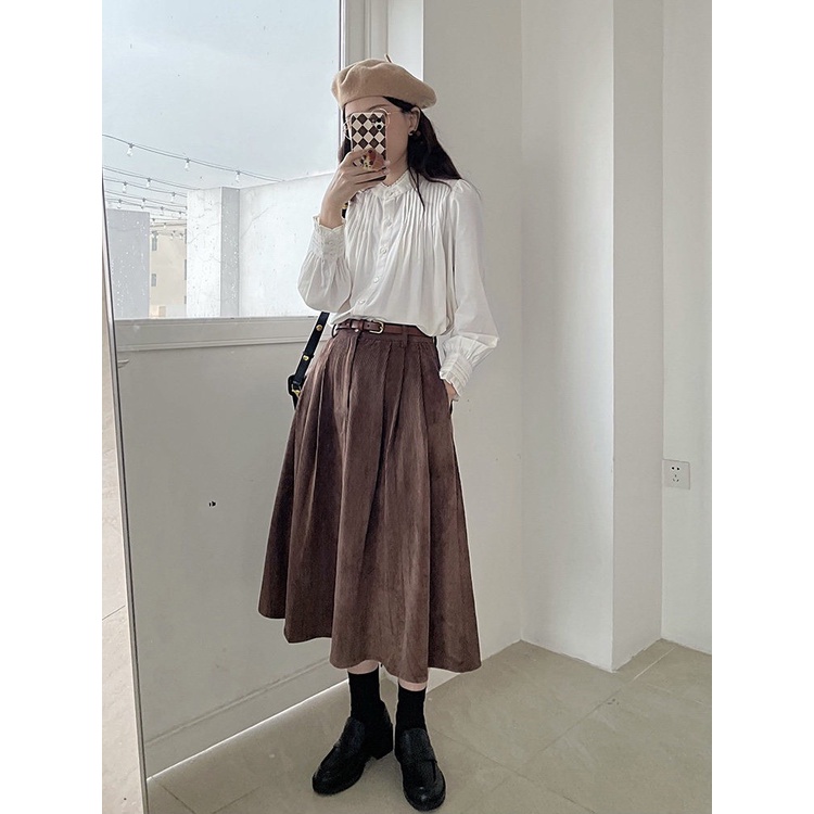 áo babydoll cổ tròn ngắn tay vuông ren A.207 freeship50k