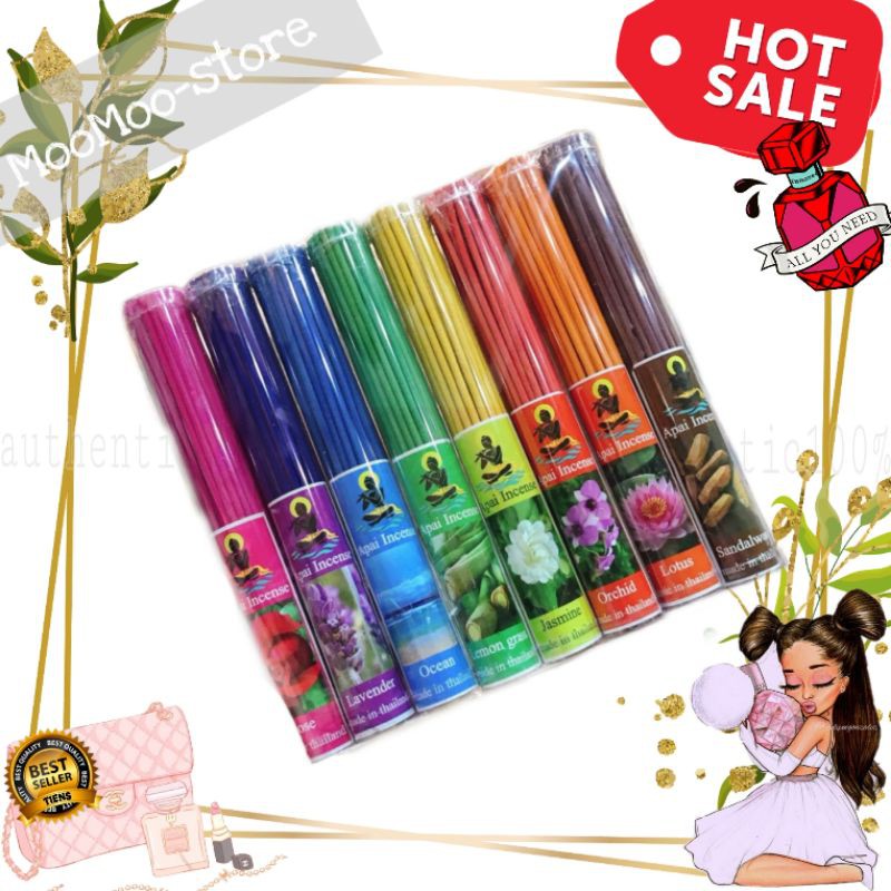 [ICANCOOK]  Nhang thơm Apai Incense bó 50 nén Thái Lan [Chính hãng 100%] | BigBuy360 - bigbuy360.vn