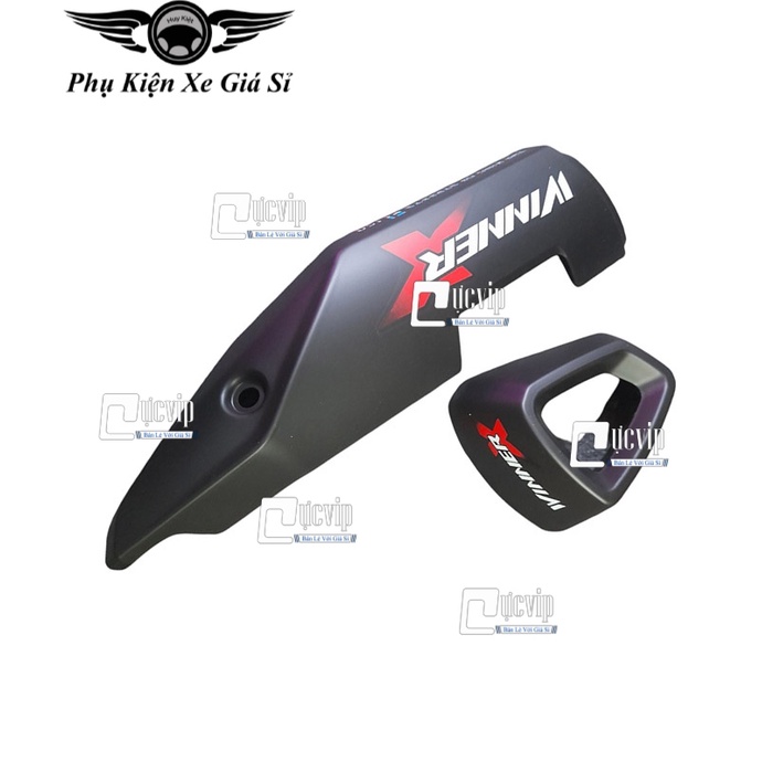 [Rẻ Vô Địch] Combo Ốp Che Pô Và Chụp Đích Pô Xe Winner X 4326