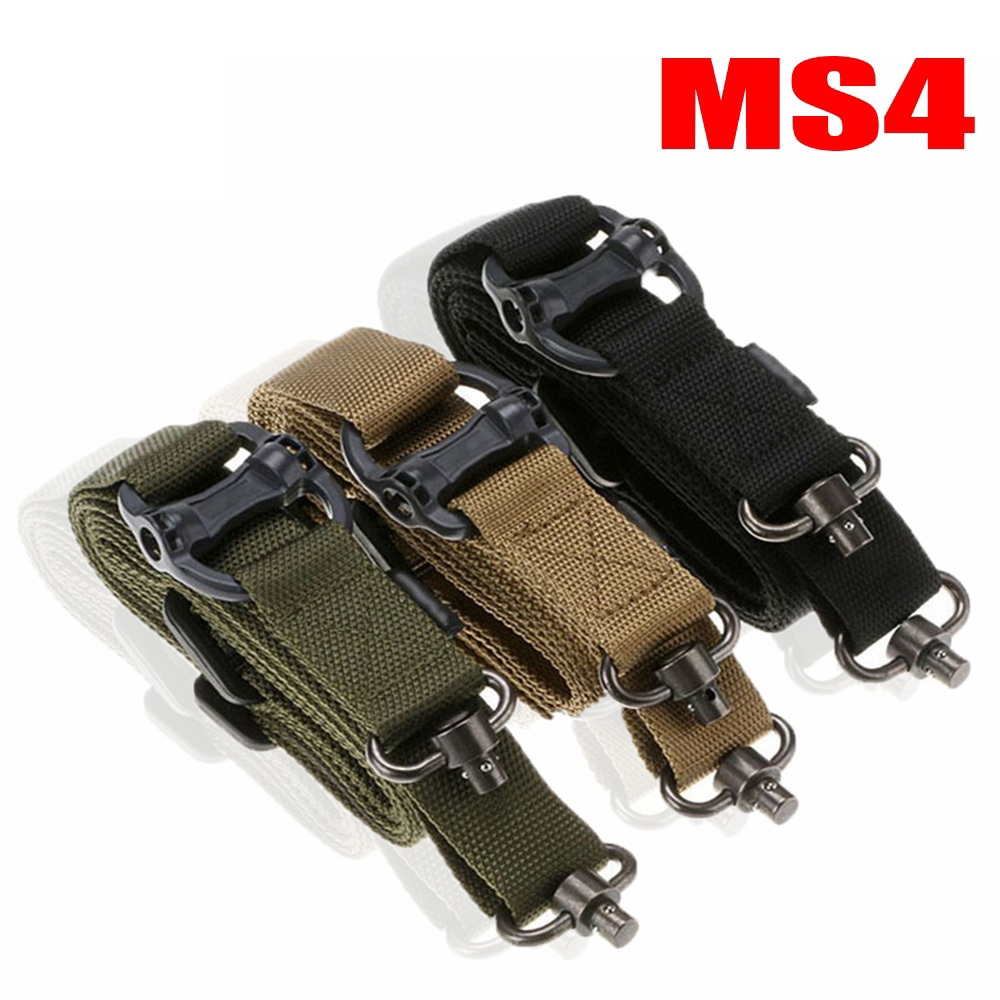 magpul MS4 Tactical Rope Mission Adjustable Two 2 Points Tactical Sling Quick Detach QD trap For Outdoor Nylon Belt Rope