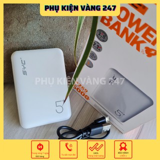 Sạc dự phòng SYC POWER BANK 5000 mah - P269
