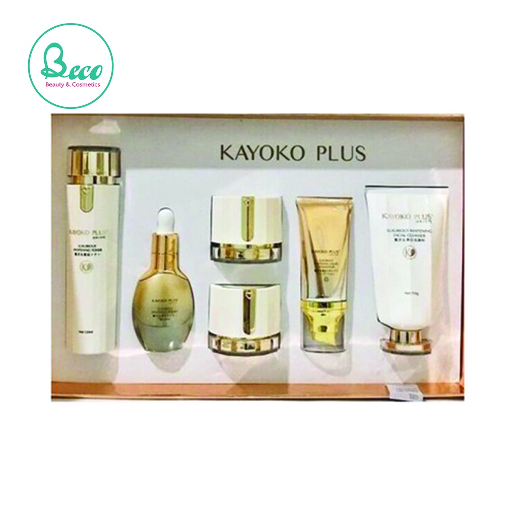 Bộ Kayoko Plus+ 6IN1 Nhật Bản Dưỡng Da Mờ Thâm Nám, Ngăn Ngừa Lão Hóa Giúp Làn Da Luôn Căng Bóng Mịn Màng