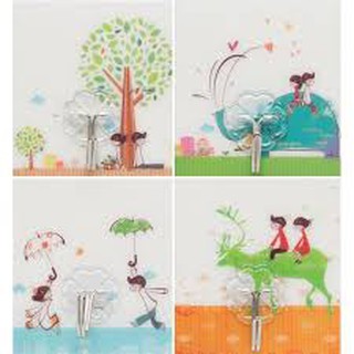 combo 100 móc dán tường in hình 3d