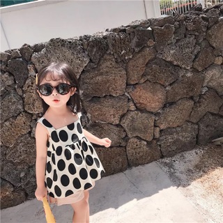 ÁO THÔ CHẤM BI -HÀNG QCCC CHO BÉ