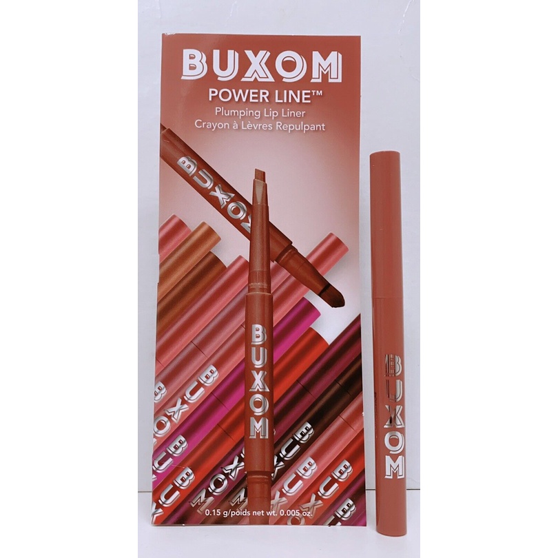 Chì Kẻ Viền Môi Buxom Power Line Plumping Lip Liner Màu Hush Hush Henna 0.15g