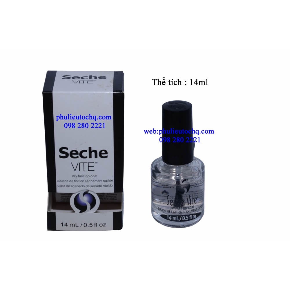 Nước bóng seche mau khô
