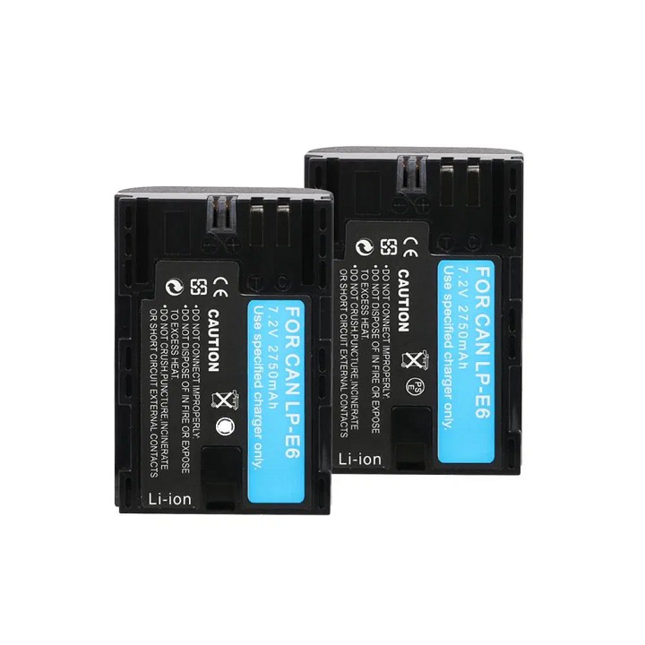 Pin Dành Cho Máy Ảnh Canon LP-E6 2650mAh