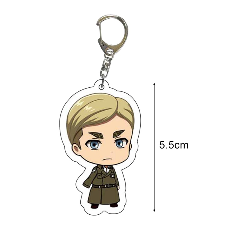 Tmdbyx Móc Khóa Bằng Acrylic Họa Tiết Hoạt Hình Attack on Titan