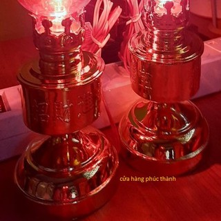 đèn dầu thờ điện ( nhựa )