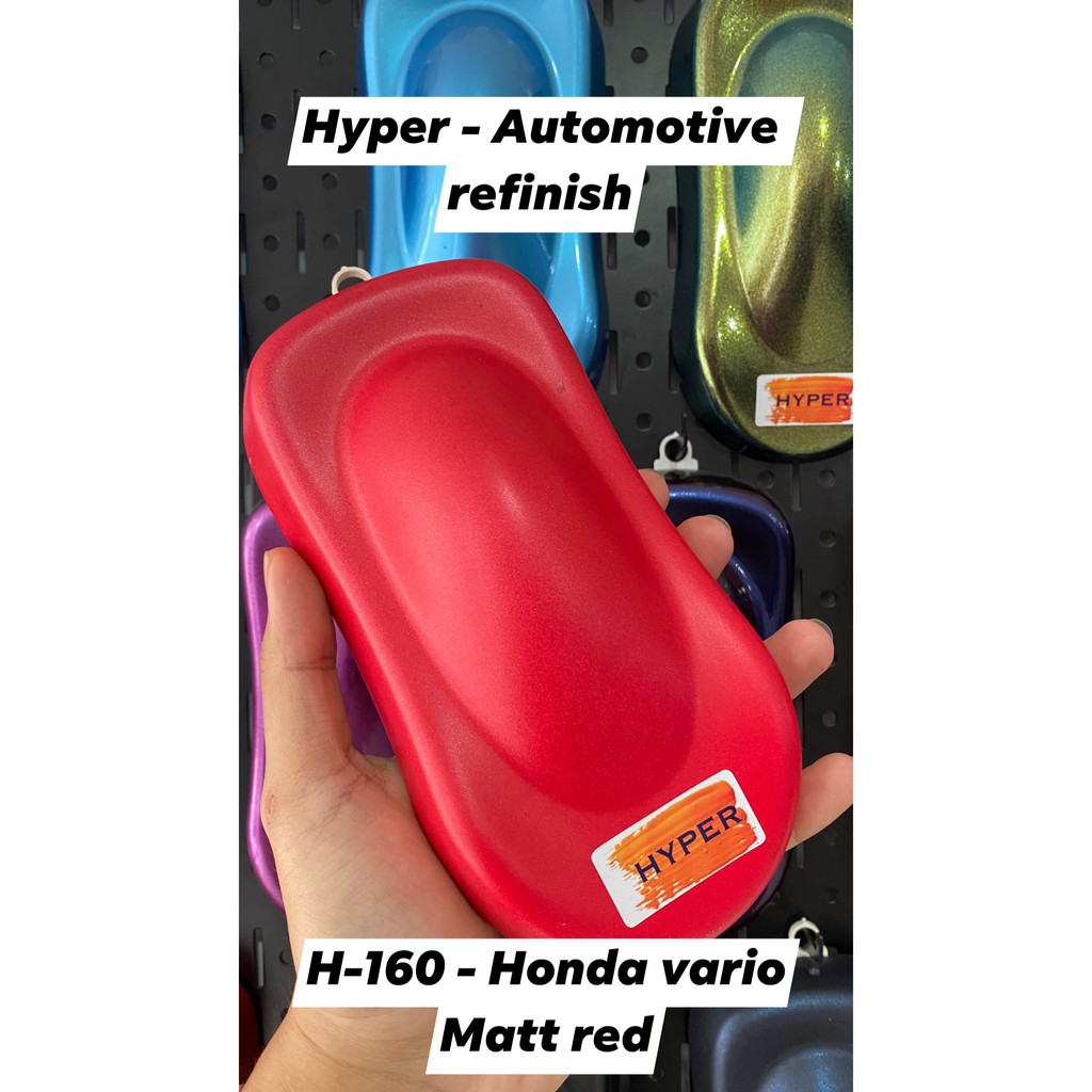 Sơn xe máy màu đỏ ánh cam mờ Honda Vario (Code H-160) - 1Lít