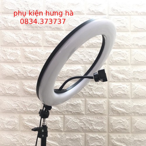 Combo đèn livestream 16cm/26cm/35cm/45cm +chân tripod cao từ 70cm đến 2m+kẹp điện thoại thông minh