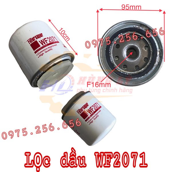 Lọc dầu WF2071 (F16) phụ tùng ô tô phụ tùng Hùng Lỳ Lọc dầu các loại