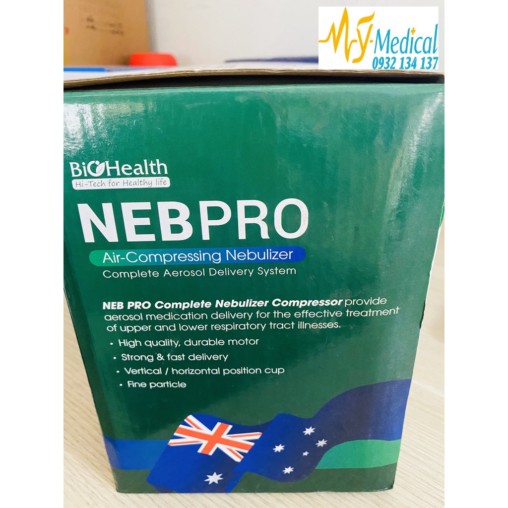 MÁY XÔNG MŨI HỌNG BIOHEALTH NEB PRO