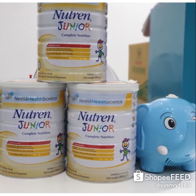 [HSD 2022,2023 - QUÀ TẶNG] SỮA BỘT NESTLE NUTREN JUNIOR LON 800G