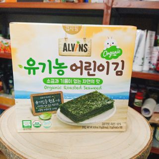 Rong Biển Khô Alvins Tách Muối Cho Bé 7m ( Nguyên Hộp 10 miếng)