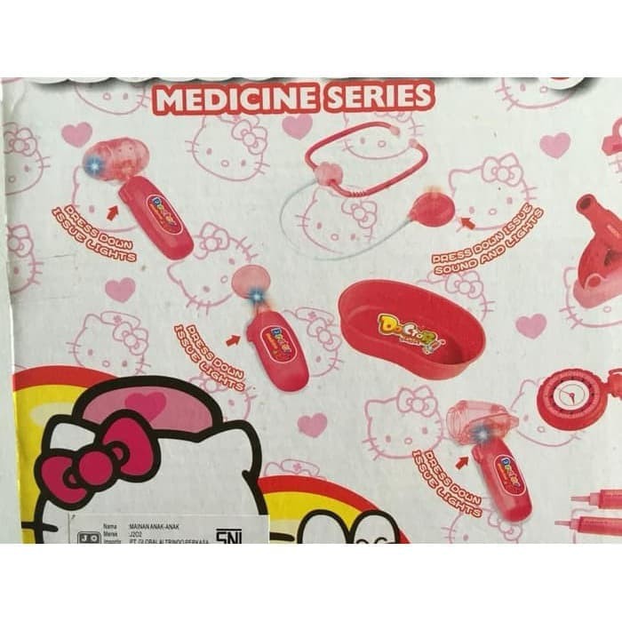 Bộ Đồ Chơi Bác Sĩ Hello Kitty Cho Bé Gái