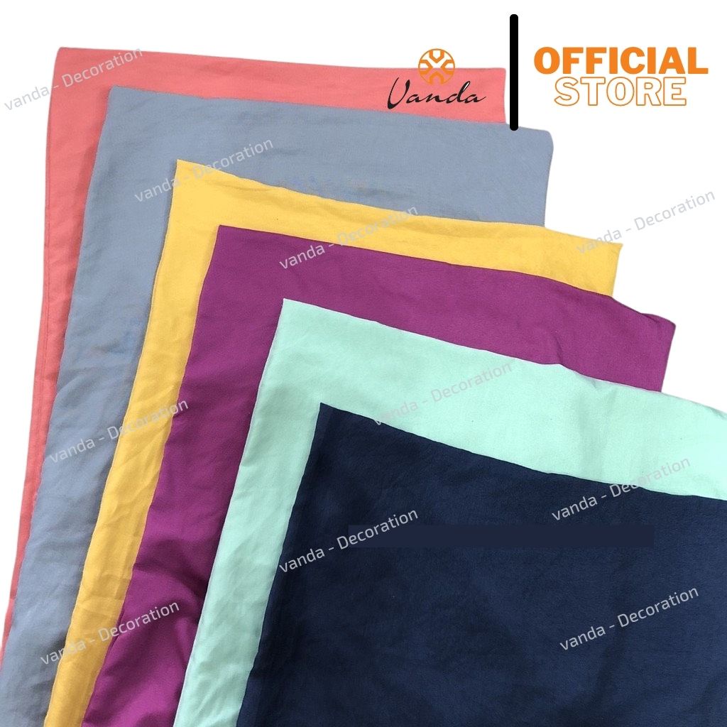 Vỏ Gối Ôm Đũi Nhăn Mỏng Trơn Thoáng Mát Kích Thước 35cmx100cm | BigBuy360 - bigbuy360.vn