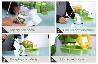 Máy ép trái cây quay tay