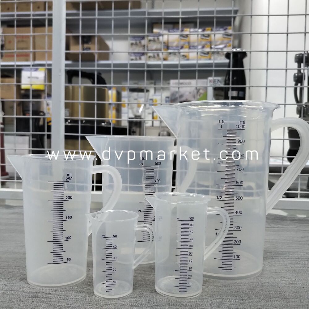 Ca đong nhựa chia vạch Việt Nam 50ml/ 100ml/ 250ml/ 500ml/1L