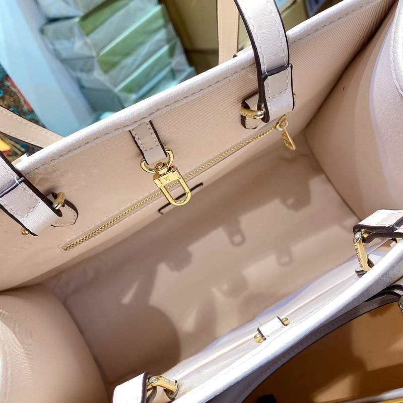 Túi luôn vui tươi  onthego summer 2021 size 35 form chuẩn hoạ tiết mono fullbox nam châm hàng qc 2204