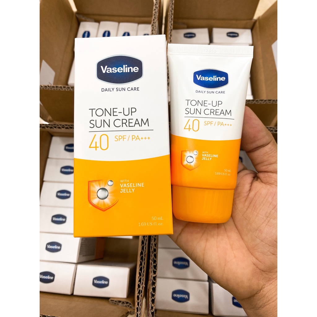 Kem Chống Nắng Bảo Vệ, Nâng Tông Da Vaseline Sun Cream SPF 50+ PA+++ Hàn Quốc 50ml