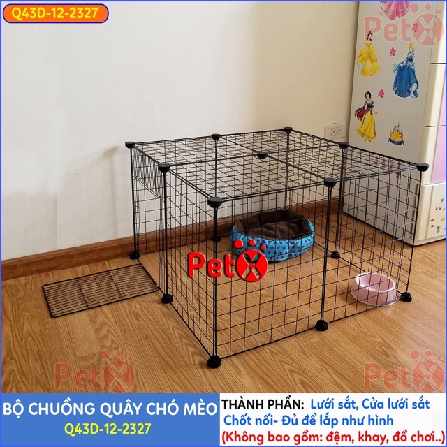 [ CHUỒNG QUỐC DÂN] chuồng chó, chuồng mèo 12 tấm siêu tiện ích